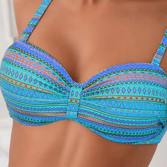Rose™ | Two Piece Swimsuit with Striped Print