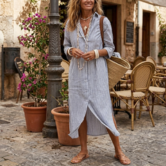 Willow - Elegant Striped Summer Dress