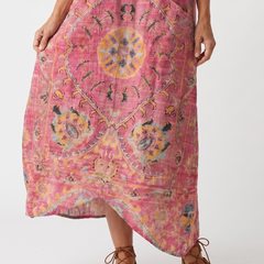Tilda | Abstract Print Relaxed Pocket Midi Dress