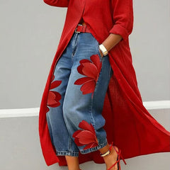 Sophia - Elegant Floral Pants