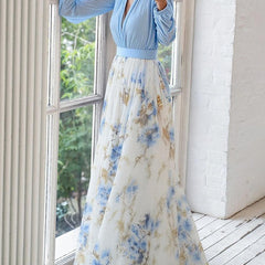 Audrey | Beautiful Maxi Dress with Floral Print