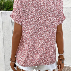 Verna™ | Chic Floral Print Blouse