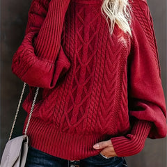 Tinsley - Casual Long Sleeve Knitted Sweater
