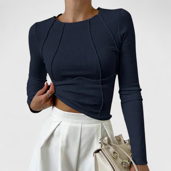 Elegant Casual Long-Sleeve Top