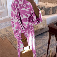 Ashley™ | Two-Piece Printed Set with Lantern Sleeves
