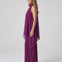 Bearim | Halter Neck Asymmetric Tunic Set