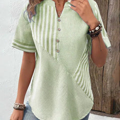 Monroe™ | Soft Striped Blouse