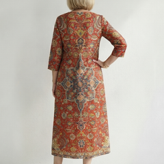 Carter | Ease Patchwork Midi Dress