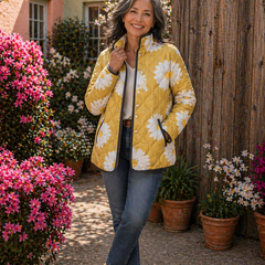 Sable | Charming Daisy Pattern Jacket