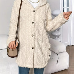 Hayden Soof | Plush Hooded Cardigan