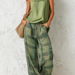 Hazel™ | Forest-Green Three-Piece Ensemble