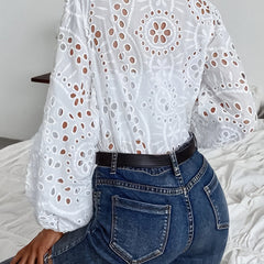 Elise™ | Floral Long-Sleeve Blouse