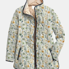 Nola | Delightful Floral-Printed Quilted Jacket