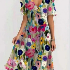 Matilda | Summer Dress With Belly Cover