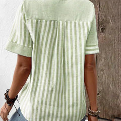 Monroe™ | Soft Striped Blouse