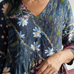 Zane | Easy Gather Floral Midi Dress