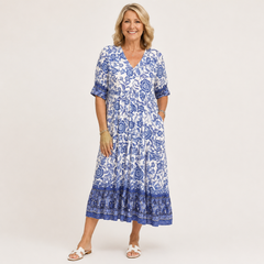 Keisha | Graceful V-Neck Floral