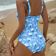 Clara™ | One Piece Printed Tankini