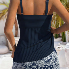 Tessa™ | Stylish Ruched Tankini Swim Set