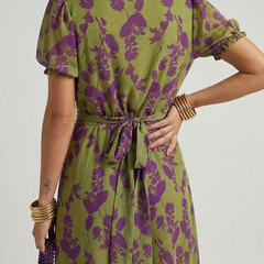 Virel | Relaxed Floral Midi Dress
