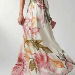 Amiel™ Light Floral Maxi Dress