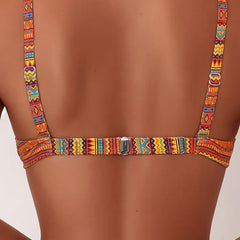 Rose™ | Two Piece Swimsuit with Striped Print