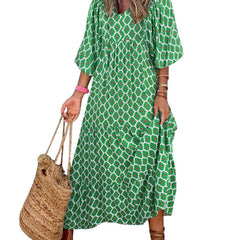 Nina  | Floral Boho Maxi Dress