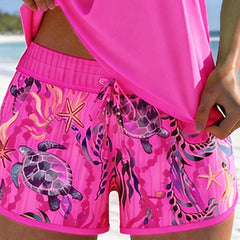 Barbara™ | Elegant Ocean Print Split Tankini