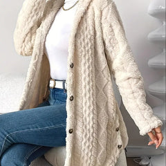 Hayden Soof | Plush Hooded Cardigan