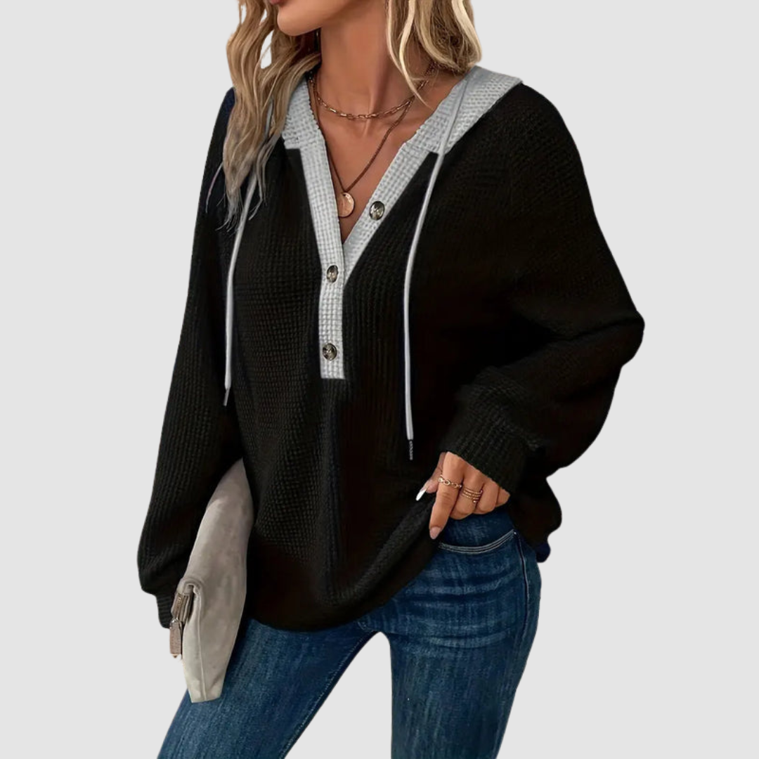 Premium Knitted Long Sleeve Hoodie