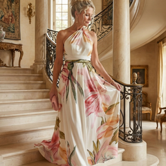 Amiel™ Light Floral Maxi Dress