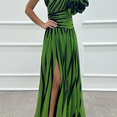 Shiloh | Elegant Striped Maxi Dress