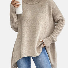 BRIGITTE – LONG TURTLENECK SWEATER