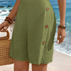 Whitney™ | Comfortable Shorts With Buttons