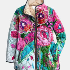 Arianne | Elegant Floral Patterned Jacket