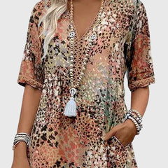 Bella | Elegant Floral Midi Dress