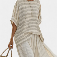Graziella - Bamboo Linen Trouser Set