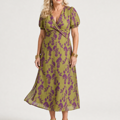 Virel™ Relaxed Floral Midi Dress