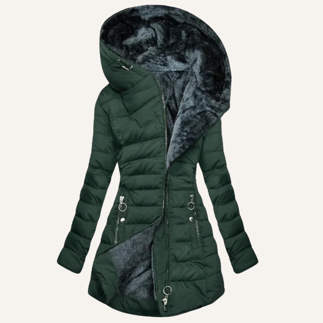 Fur-lined Down Jacket