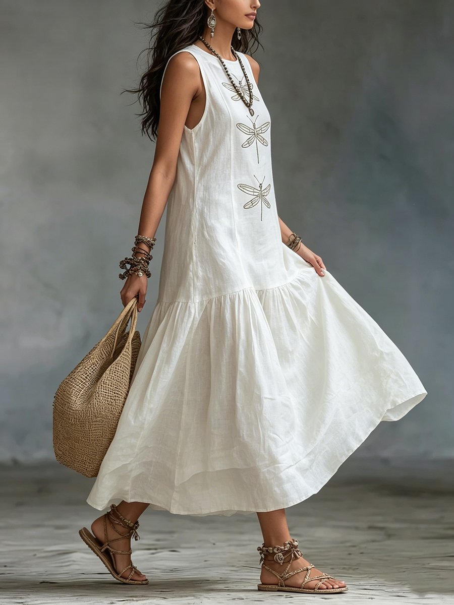 Geneva - Sleeveless Maxi Dress.