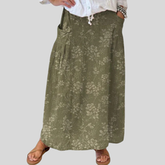 Princess™ | Vintage Floral Elastic waistband Pocket Skirt