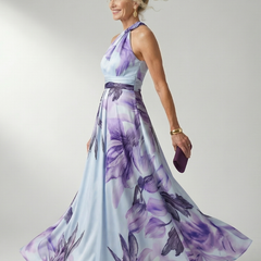 Amiel™ Light Floral Maxi Dress