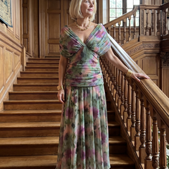 Calen™ Off Shoulder Flow Midi Dress