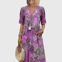 Bella | Elegant Floral Midi Dress