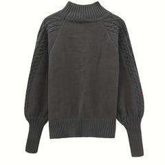 Tinsley - Casual Long Sleeve Knitted Sweater