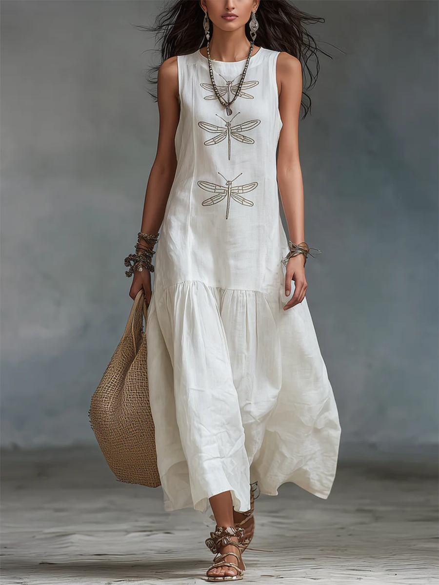 Geneva - Sleeveless Maxi Dress.