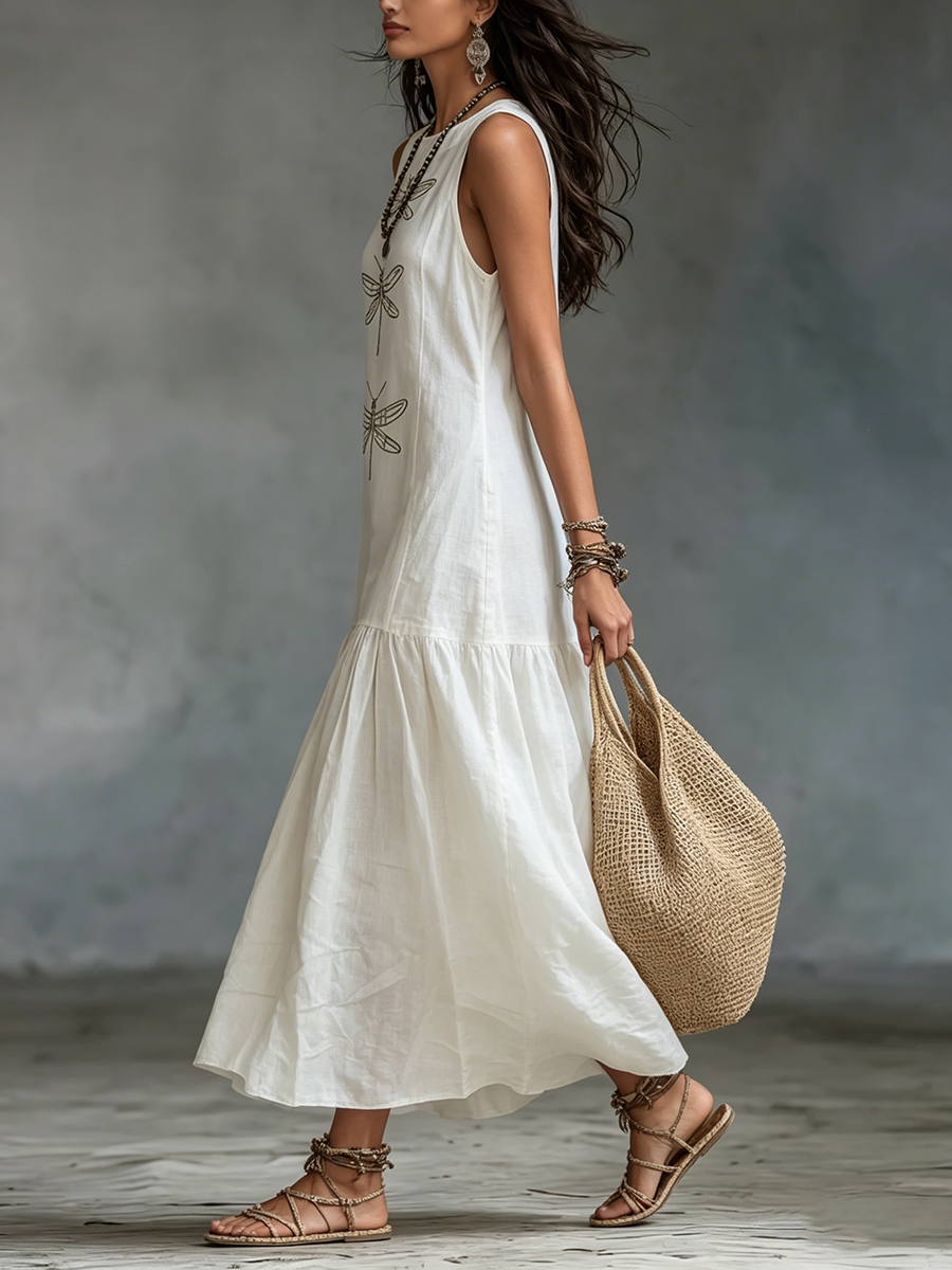 Geneva - Sleeveless Maxi Dress.