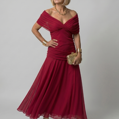 Calen™ Off Shoulder Flow Midi Dress