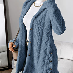 Adriana | Plush Hooded Cardigan