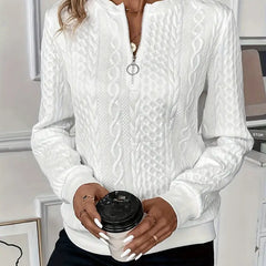 Zoé | Modern Zip-Up Sweater